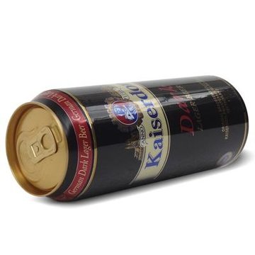 德国进口黑啤 凯撒纯麦黑啤酒500ML*24听