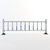 俊采云道路护栏市政护栏交通安全镀锌钢护栏马路小区隔离围栏广告板栅栏、 0.6米高3米长（一个立柱一个底座）JCY-A1(白 JCY-A1)第2张高清大图