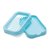肥皂盒沥水皂盒 创意旅行香皂盒 加厚浴室卫生间香皂盒塑料肥皂架(蓝色)第5张高清大图