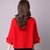 娇维安 春季女装短外套 韩版蝙蝠型针织衫 毛球点缀蝙蝠袖针织开衫 女(红色 均码)第2张高清大图