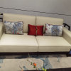 沙发 新中式实木沙发轻奢高端中式客厅家具沙发实木布艺沙发定制(两人位)