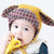 milkyfriends春秋款宝宝帽男女儿童翻边帽可爱兔耳胎儿帽婴儿帽(粉红色 均码（46-48CM）)第5张高清大图