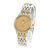 欧米茄(OMEGA)碟飞系列石英女士手表(27MM金色条钉424.20.27.60.08.001)第2张高清大图