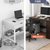 俊采云JCY-Q2办公桌家用单人简约现代学习书桌办公室工作台台式电脑桌子（单位：台）(棕色)第3张高清大图