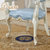 拉斐曼尼 GFY001 欧式餐椅 法式田园实木饭桌椅子 小户型餐厅皮艺餐椅(象牙白 有手扶（一把）)第4张高清大图