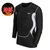 REA 男式 REA男式加绒保暖紧身T恤AJ1617-001(黑色 XXL)第3张高清大图