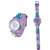 乐童 冰雪公主儿童卡通电子手表(紫色)第5张高清大图