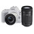 佳能（Canon）EOS 200D 数码单反相机 佳能200D(双头18-55/55-250STM白)第3张高清大图