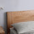 吉木多 北欧白橡木床1.8米1.5现代简约主卧家具纯实木双人床(1.8*2米原木色 床+床头柜*2)第3张高清大图