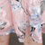 VEGININA 韩版重工刺绣修身复古连衣裙 9903(粉红色 XXL)第5张高清大图