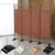 包安装茶道系列屏风 现代简约环保中国风油画实木纯手工编织折叠办公隔断I160（4片起售）(底座 双面一片高200宽50厘米)第4张高清大图