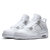 耐克Nike Air Jordan 4 Pure Money AJ4全白情侣款乔丹四代运动篮球鞋 308497-100(白色 36)第3张高清大图