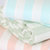 爱娜麻麻毛巾被竹桨纤维毯子单人婴儿童夏季薄款空调毯夏凉被(绿色 110cm*130cm)第2张高清大图
