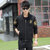男运动套装学生休闲运动服男装春秋季青少年韩版开衫长袖外套(深灰色 4XL)第2张高清大图