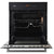 睿尚(RE)ET810 嵌入式 烤箱 3D热风 双探针温控 低温门体 钢化玻璃 黑色第3张高清大图