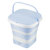 小鸭折叠分桶洗衣机半自动小型婴儿童宝宝内衣内裤袜子出差家用WPB0819T/WPB0619T便携迷你洗衣机(WPB0819T（天空蓝）可折叠)第6张高清大图