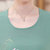 保烨夏季中老年人女装棉麻短袖两件套宽松大码妈妈印花纯色上衣(绿色 4XL)第3张高清大图