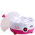 雅乐思（Rnice）ZDQ01 煮蛋器 防干烧 自动断电 自动控温1-6蛋(粉色)第3张高清大图