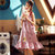 睡裙夏季吊带纯棉少女裙子中长款甜美可爱家居服(DF2206 XL)第4张高清大图