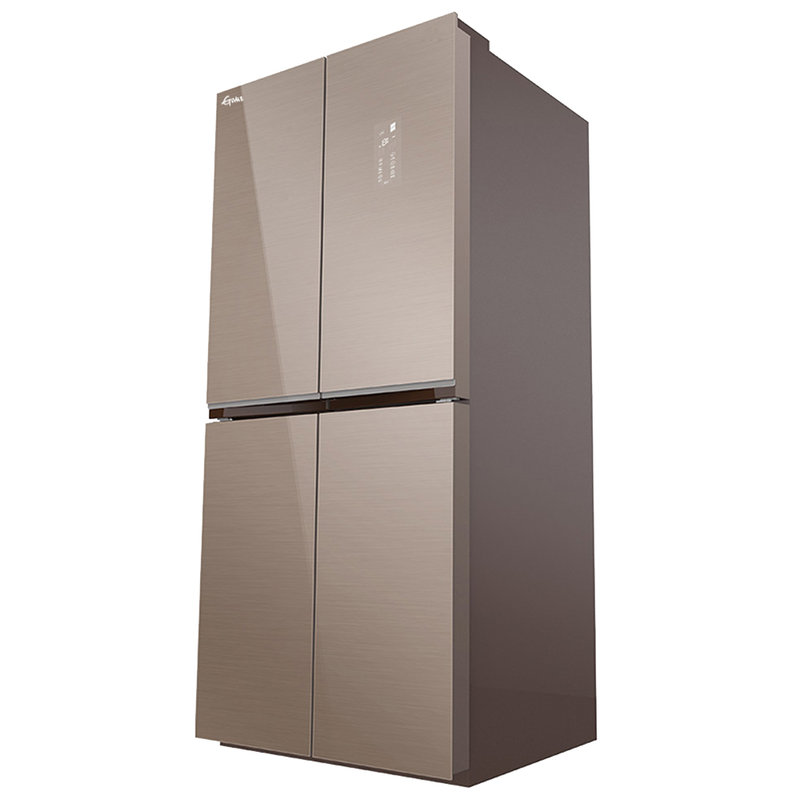 国美gomebcdgm490bwfa490升十字对开门冰箱手机控制摩卡金