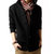 B 男士毛衣韩版针织衫男立领开衫男秋装外套  粗毛线针织衫 Y8029(米色)第4张高清大图
