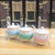 创简坊（CJIANFF） 日式调料盒三件套装创意家用调料罐厨房调味盒盐罐盐盒SN6737(田园风情)第4张高清大图