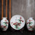 景德镇陶瓷器三件套小花瓶现代中式客厅电视柜插花工艺品装饰摆件(雪景)第3张高清大图