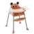 竹咏汇  可升降宝宝餐椅 儿童可折叠吃饭椅子 可折叠便携式椅子多功能椅儿童餐椅(2)第3张高清大图