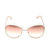 2017新款 CHLOE时尚经典粉红色女款金属镜框太阳镜 CE119S-724(粉红色 60mm)第2张高清大图