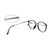 RayBan雷朋眼镜框 男女近视眼镜架 玳瑁色 文艺复古圆框板材RB7083D(蓝色)第4张高清大图