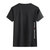 WALKABOUT圆领100%涤棉速干短袖运动T恤夏季透气跑步健身服(黑色 2XL)第4张高清大图