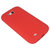 小破孩（POBABY）简约皮革纹系列三星I9128V保护壳（中国红）第3张高清大图