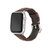 新款适用于苹果watch皮表带商务运动男女通用38/40mm皮表带(磨砂款-黑色 38/40mm)第4张高清大图