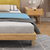 恒兴达 全实木床北欧床1.5m1.8米双人床软靠床简约现代中式家具主卧床(1.8*2米胡桃色 床+床垫)第5张高清大图
