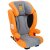 德国制造斯迪姆汽车儿童安全座椅老鼠版宇宙超人带ISOFIX接口3到12岁橘色第2张高清大图