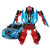 星辉rastar RS战警手动变形机器人1:64儿童玩具合金模型汽车人(66220蓝色)第3张高清大图