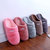 冬季情侣棉拖鞋室内家居月子鞋厚底保暖(粉红 36-37)第2张高清大图