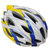 Sosport骑行头盔 山地车头盔 自行车头盔 公路车头盔 安全型头盔 一体成型*头盔(白蓝黄)第2张高清大图