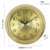 汉时（Hense） 欧式创意黄铜装饰挂钟时尚客厅复古石英时钟HW88(阿拉伯数字金属盘A款)第2张高清大图