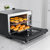 英国IAM ITS28蒸汽烤箱家用电烤箱 台式多功能蒸烤烘焙一体机28L(黑色 热销)第4张高清大图