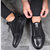 博迈伦春季新款皮面潮鞋男休闲鞋时尚韩版男鞋子运动鞋板鞋XM-QJ(黑色 44)第4张高清大图