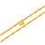 传世美钰 黄金项链足金水波纹项链 免工费(约4.17克 长约43cm)第3张高清大图