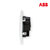 ABB开关插座面板套装由艺系列白色五孔插座86型二三极墙壁电源插座开关面板套餐合集(五孔（10只装）)第4张高清大图