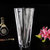 新品捷克原装进口BOHEMIA水晶玻璃花瓶 时尚简约插花摆件透明花瓶(捷克原装法兰花金色花瓶（35CM）)第7张高清大图