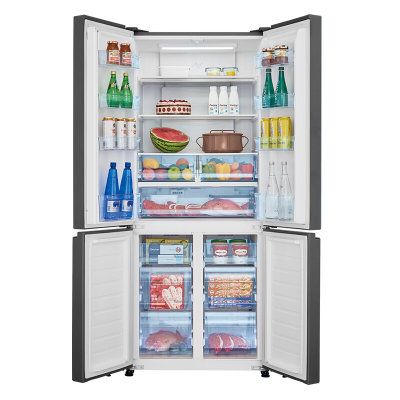 松下（Panasonic）498L十字多开冰箱 大容量玻璃面板家用电冰箱