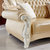 拉斐曼尼 FS052 欧式沙发 法式田园实木沙发 客厅奢华转角皮艺沙发组合(B款 1+3+左妃)第5张高清大图