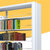亿景鸿基 金属制图书架 双面书架单面书架图书馆图书架(银白 双面YJ-02)第5张高清大图