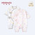 小米米minimoto新生儿长袖连身连体衣宝宝内衣哈衣爬服宝宝连身衣(粉红-和式连身衣 52cm(0-3个月))第2张高清大图