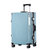 新款网兜铝框行李箱女轻便结实耐用拉杆箱（10件/套）(冰蓝色 28寸)第4张高清大图