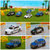 凯利特警车组合飞机吉普车合金车模男孩小汽车模型儿童仿真车玩具(76514警车套装)第4张高清大图